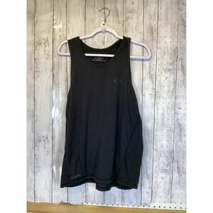 Oakley Men's Black Sports Tank Top Spellout Streetwear Skate Size Medium